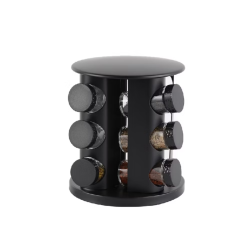 Organize Seus Temperos com Estilo – Porta-Tempero Giratório 360°