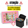 Kit Criativo – 24 Canetinhas + Livro de Colorir