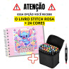 Kit Criativo – 24 Canetinhas + Livro de Colorir