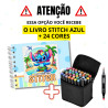 Kit Criativo – 24 Canetinhas + Livro de Colorir